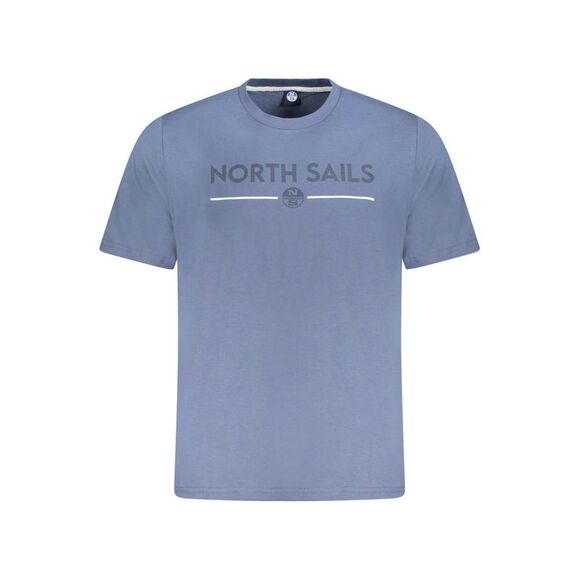 North Sails Blu Cotton Men Men's T-Shirt